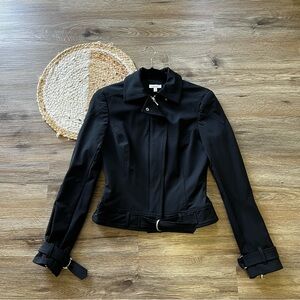 CACHÉ Y2K Womens Moto/Bike Nylon Jacket